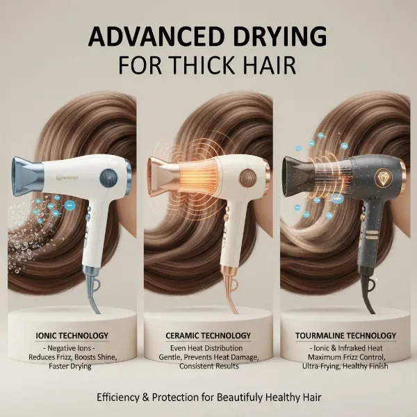 Best Hair Dryers for Thick Hair: Cut Drying Time & Boost Health